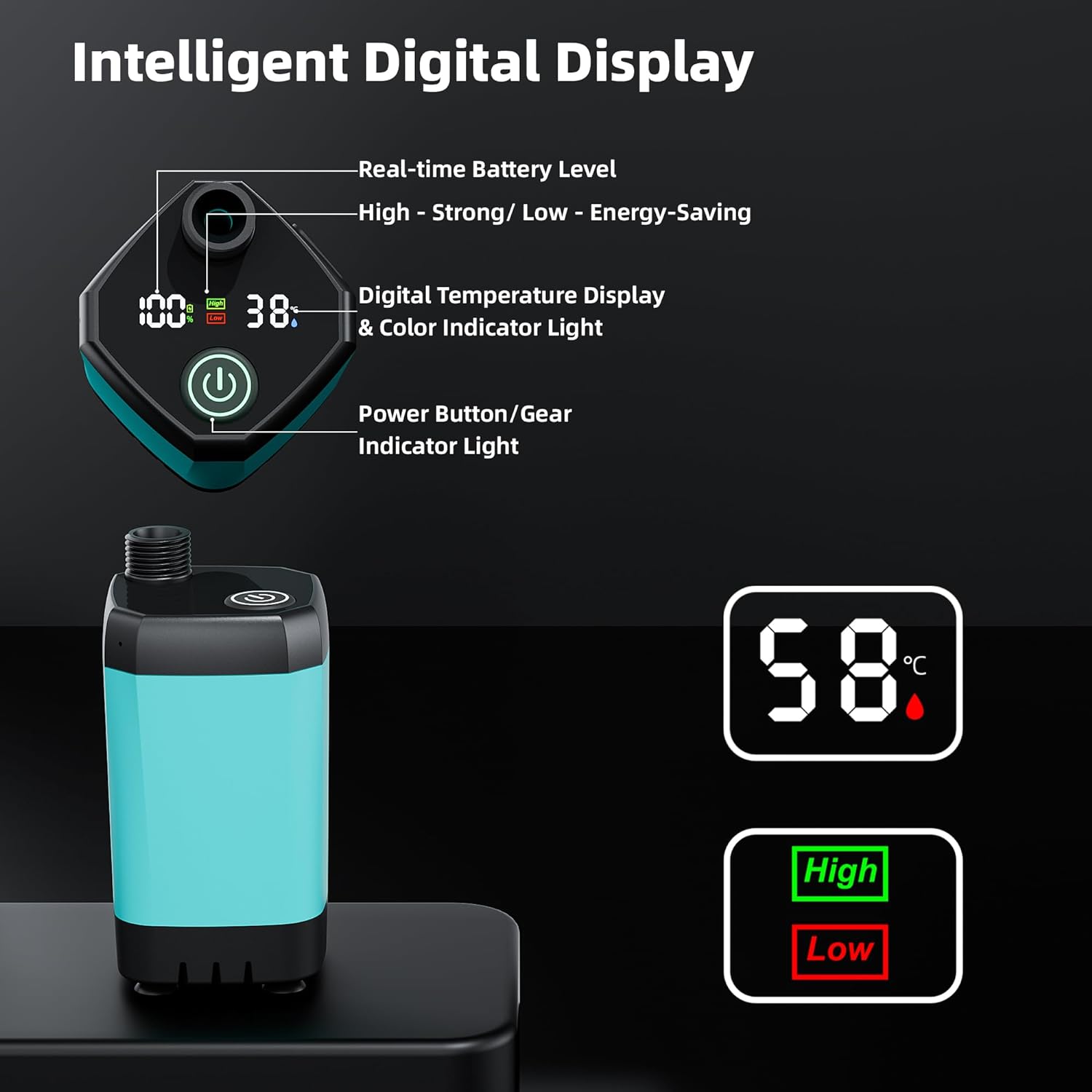Portable Camping Shower, 6000mAh Rechargeable Shower Pump, Filtered Shower Head & 5 Gallons Foldable Bucket, Outdoor Shower for Hiking Beach, Travel, Pet Bath, Car Washing, Surf & Boat Cleaning Portable Camping Shower, 6000mAh Rechargeable Shower Pump, Filtered Shower Head & 5 Gallons Foldable Bucket, Outdoor Shower for Hiking Beach, Travel, Pet Bath, Car Washing, Surf & Boat Cleaning